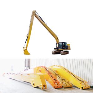 Q690D Excavator Long Reach Boom With Bucket Cylinder For Unload Sand