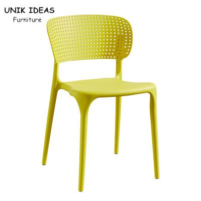 Chaises de jardin en plastique empilables de pelouse et lune colorée Seat de Tableau dinant des selles