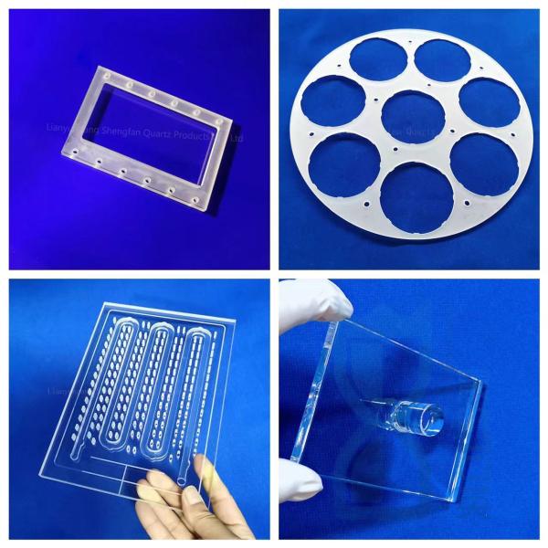 Customized Optical Clear High Purity Quartz Glass Plate with ±0.02mm Tolerance