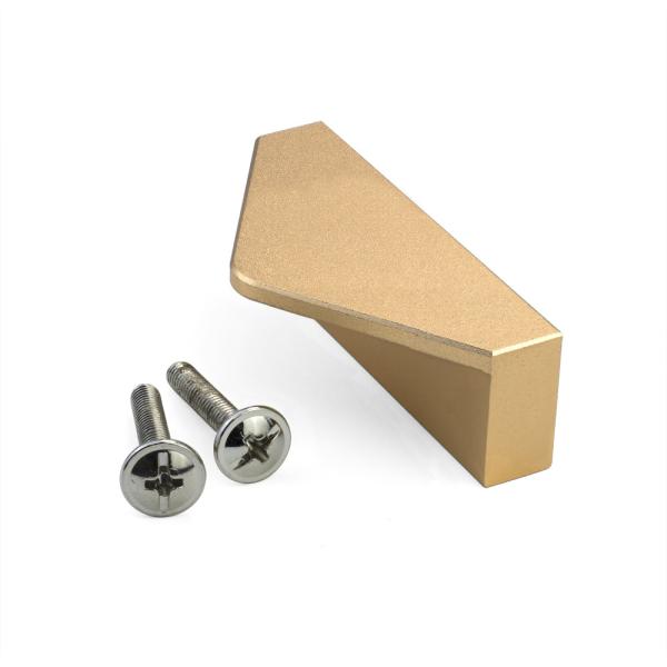 OEM Customized Golden Aluminum Cabinet Handles 60mm For Furniture Door