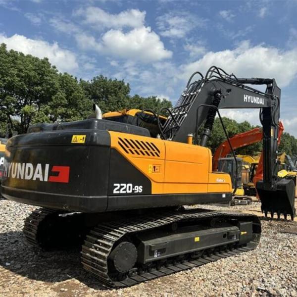 Cummins Engine Second Hand Hyundai Excavators Hyundai R220-9s  22 Tonne