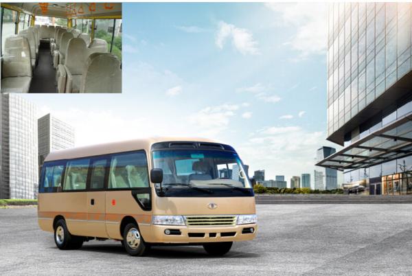 Passenger CNG Powered Bus 19 Seater Minibus 6 Meter Length Rear Wheel Drive