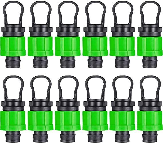 Pipe connect Drip Tape Fittings Irrigation Shut Off Valve 1/2 Inch