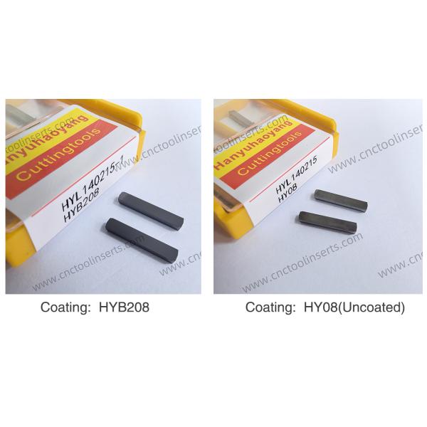CNC Reaming Insert With PVD Coating HYL140215-1 HYB208 Gray Suitable For Difficult-to-machine Materials High-temperature Alloys