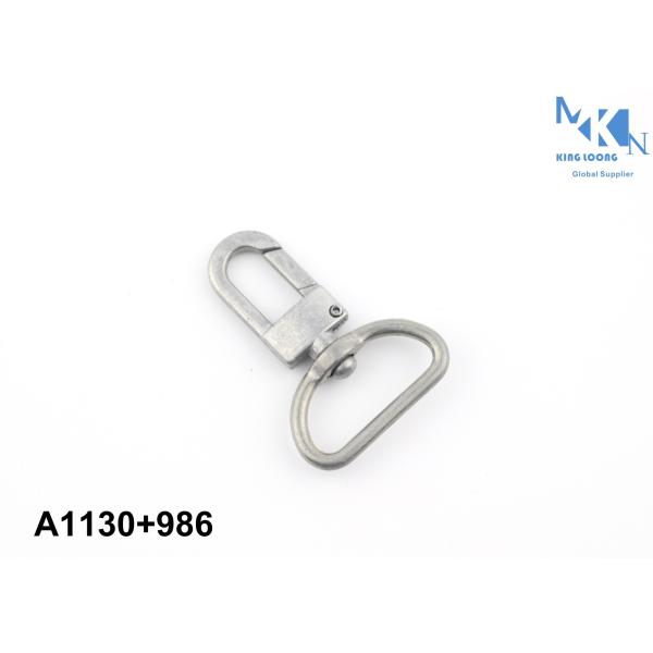 46*27mm Dog Chain Swivel Hooks / Metal Accessories For Handbags