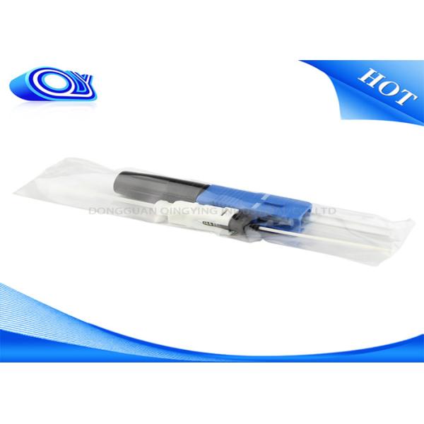 SC UPC Holt Melt Fiber Optic Fast Connector / SC UPC Splice On Connector