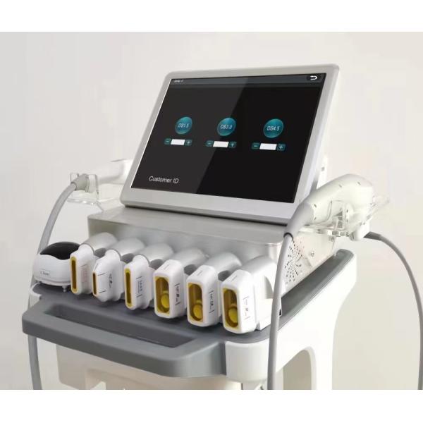 7D HIFU Beauty Machine Liposonic Vaginal Tightening Gold RF 3 In 1 Beauty Machine