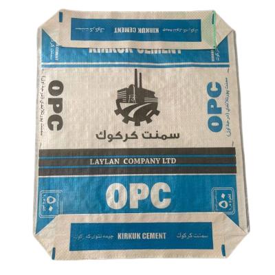 O cimento tecido ensaca os sacos feitos sob encomenda ISO14001 do polipropileno de 50KG 40KG 25KG