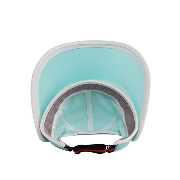 Custom Logo Pvc Plastic Plastic Sun Visor Cap , Womens Visor Sun Hats