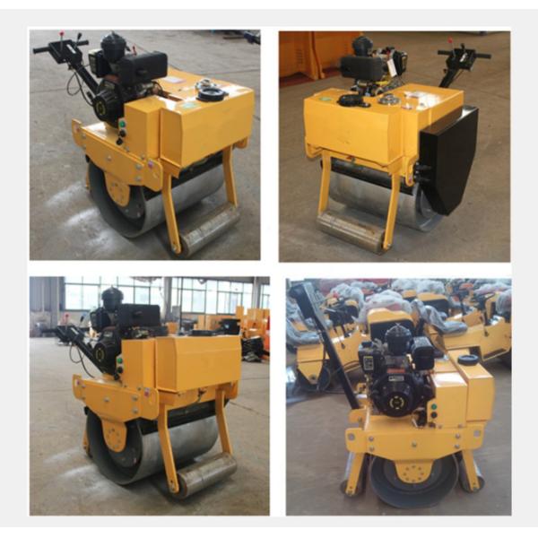 9HP Vibratory Single Drum Road Roller Machine With Honda Engine 20L Water Tank