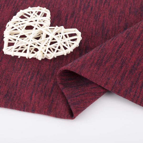 Rough 210gsm Polo Shirt Material , 32S Slub Cotton Fabric Double Face