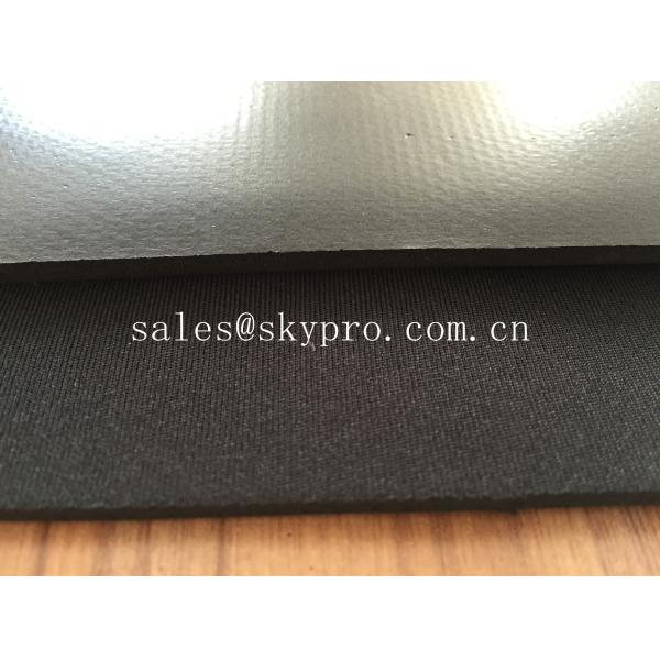 Latex foam neoprene rubber sheet roll laminated with nylon or polyster fabric
