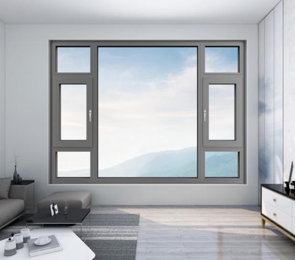 Aluminum Outward Swinging Windows Easy Cleaning And Heat Resistant
