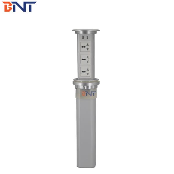 universal power automatic raising type pop up power socket outlet for office/kitchen/conference room home decoration