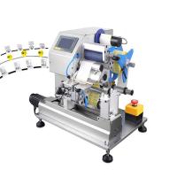 Cable Wire OD 4-10mm Automático Desktop Cable Labeler Máquina de Dobragem de Rótulos