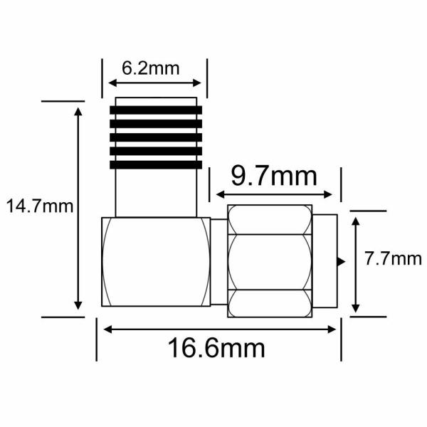 Wireless Internal Antenna RF Coaxial Connector To Ipex Cable Copper Material