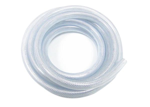 Clear Flexible Plastic Braided Pvc Tubing , Pvc Reinforced Hose With Anti Aging