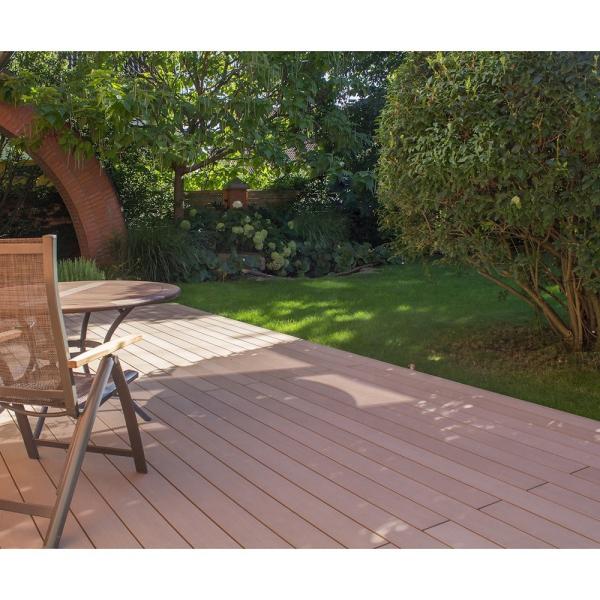 W25mm Wpc HDPE Waterproof marine Synthetic Teak Deck Water Resistant
