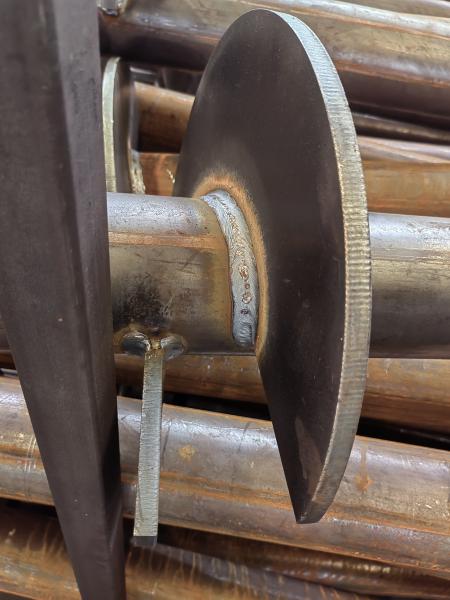 Commercial round Helical Piles by Foundation Contractors