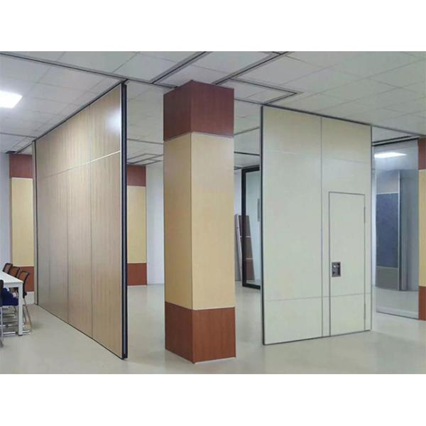 Acoustic Foldable Modular Partition Wall Wood Aluminum Frame