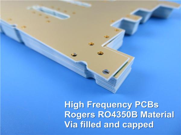 Rogers High Frequency PCB Built On 60mil RO4350B and 6.6mil RO4350B with Immersion Gold for Wireless Booster