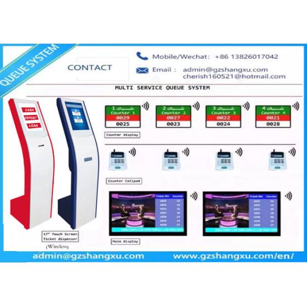 Free Standing Self Service Queue System Ticket Dispenser