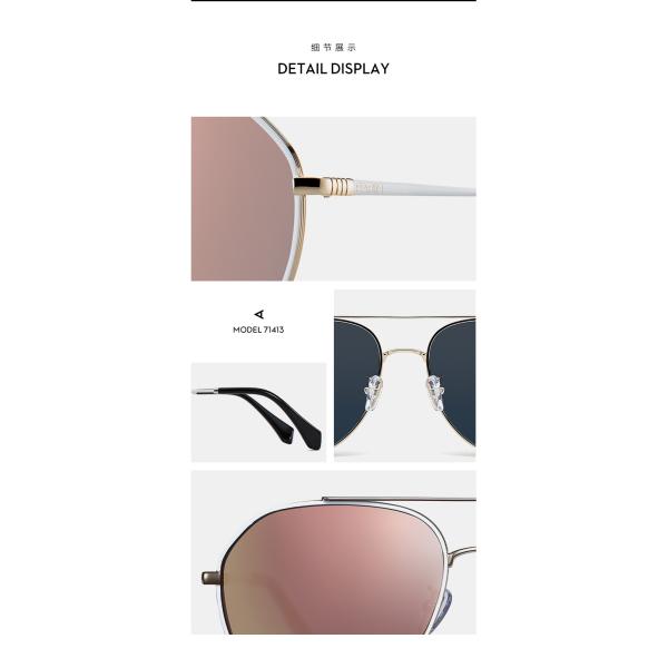 Durable Polarized Aviator Sunglasses Mens , Oversized Metal Frame Sunglasses Multi Color