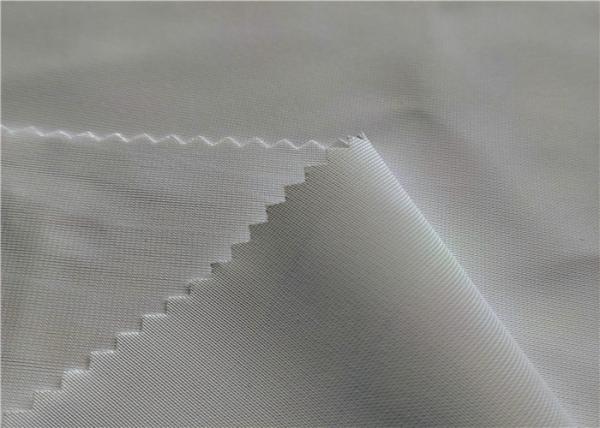 Polyester Tricot Knit Fabric 20mm Plie High Stretch Thawb Material