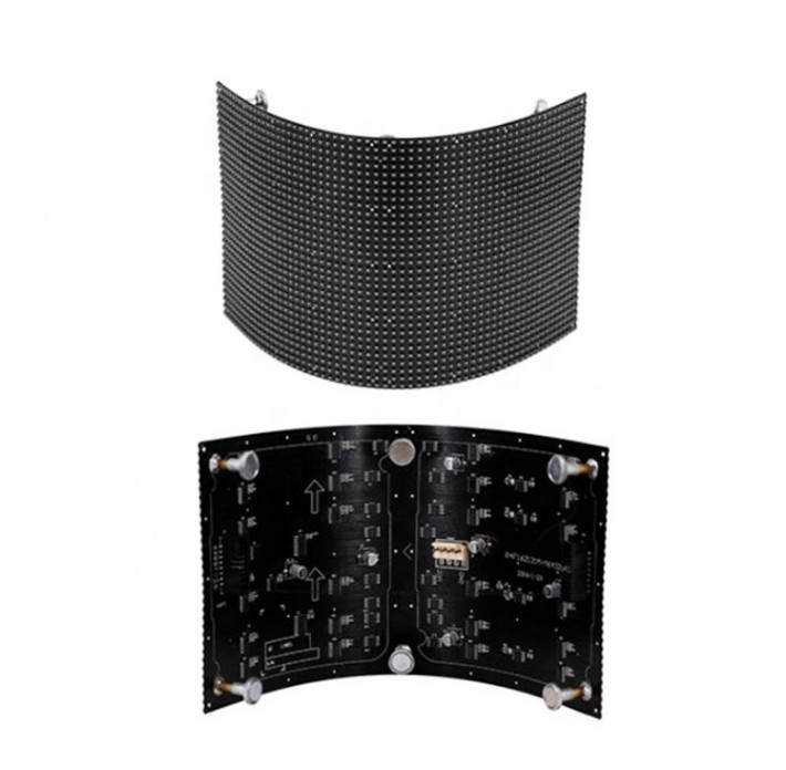 Крытый дисплей приведенный HD P4 SMD мягкий, 1/16 изогнутых разверток привел модули приведенные дисплея крытые гибкие