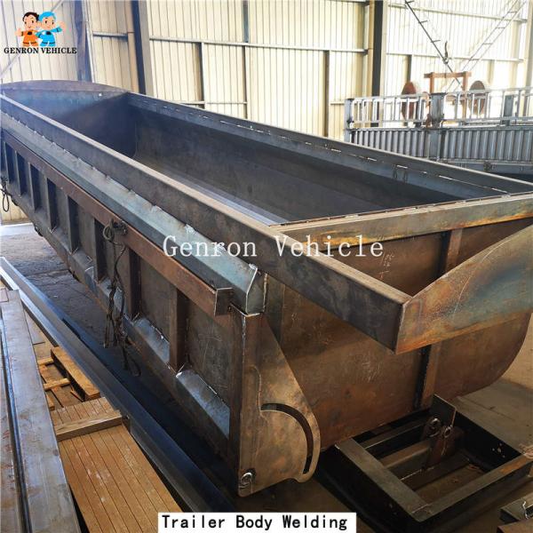 подвес бортового Tipper 50T Semi трейлера 3 цапфы трейлера Semi механический