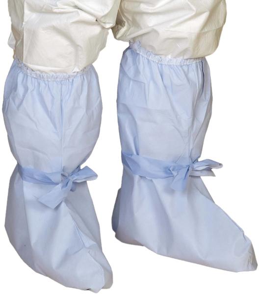 Laboratory Blue 3.2g Disposable Boot Covers Plastic for Indoor
