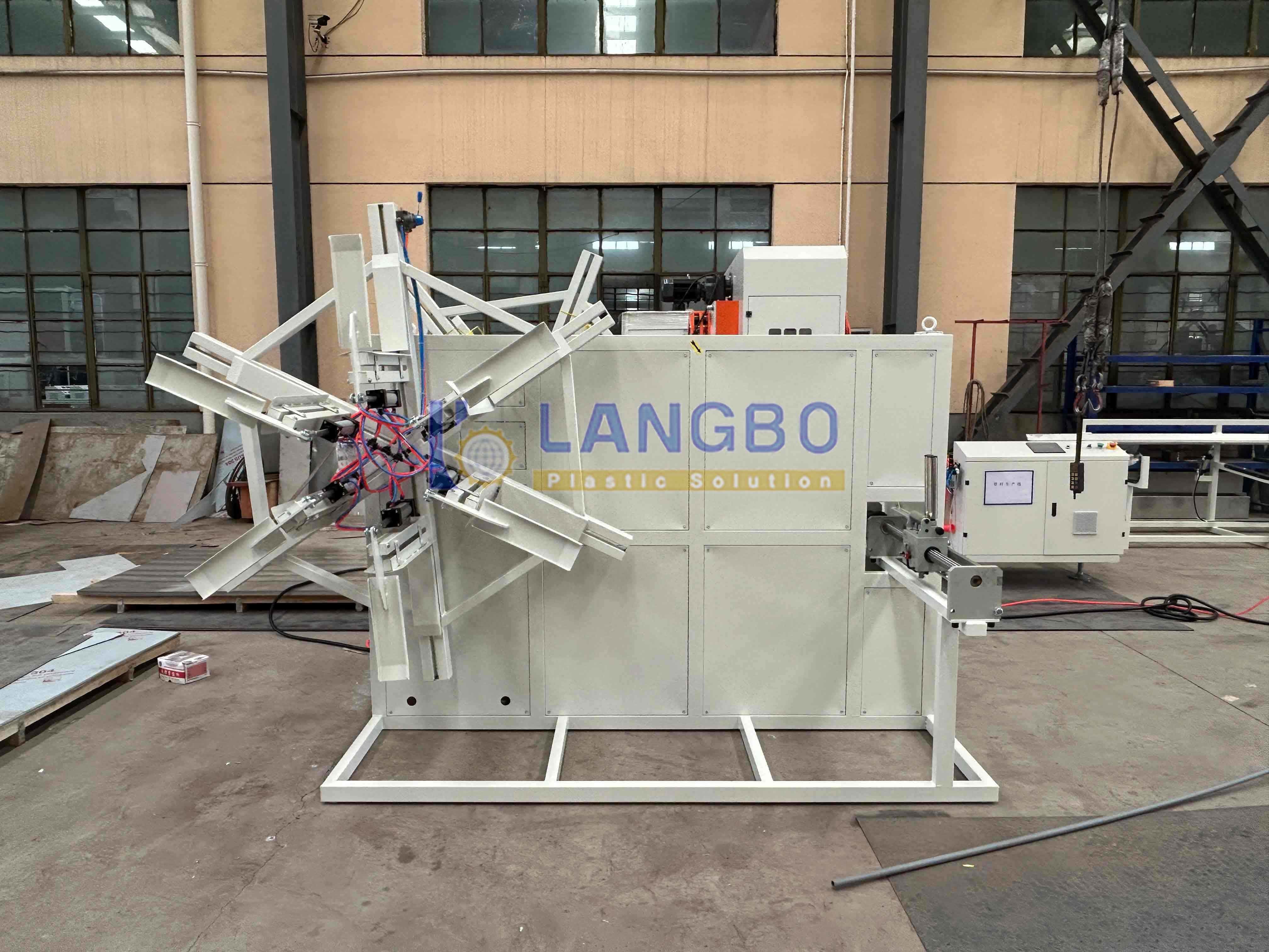 High Productivity HDPE Pipe Extrusion Line Plastic Pipe Extruder HDPE Solid Wall Pipe Extrusion Line
