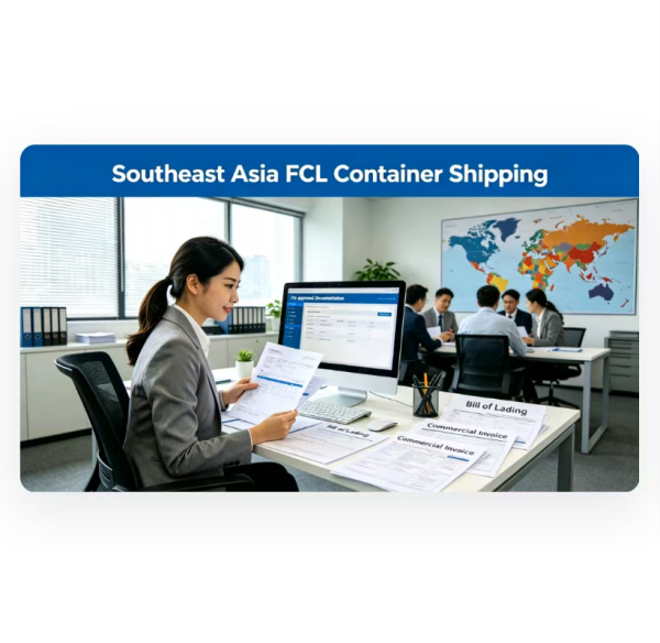 Southeast Asia FCL Container Shipping Service For Full Container Load Freight Transport
