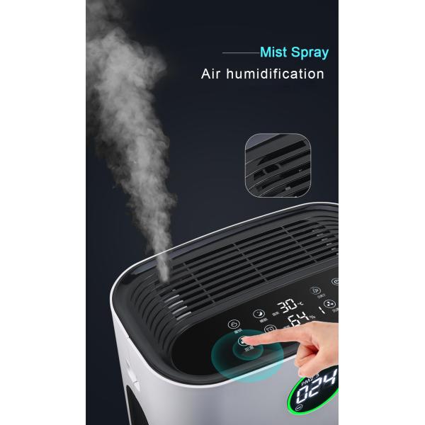 Домашний очиститель воздуха для увлажнения анионами Удаление дыма Ультрафиолетовый озон очиститель воздуха