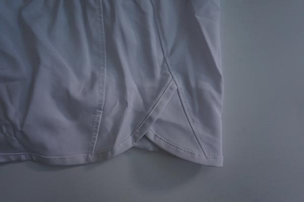 4 Way Stretch White Elastic Swim Trunks Womens Recycled With Custom Logo
