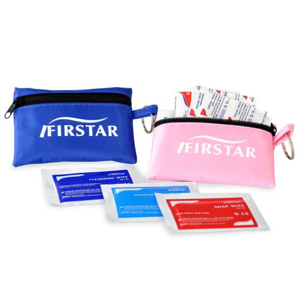 Mini Small Trauma Kit Pouch Red Portable First Aid Bag Waterproof 10.5x8cm