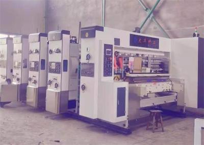 Corrugated Carton Box Printing Slotting Die Cutting Machine  Water Ink