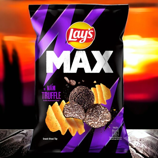 Lay's 42 g Max Truffle Mushroom Flavor Chips Wholesale - Case of 100 PCS for Retailers & Distributors
