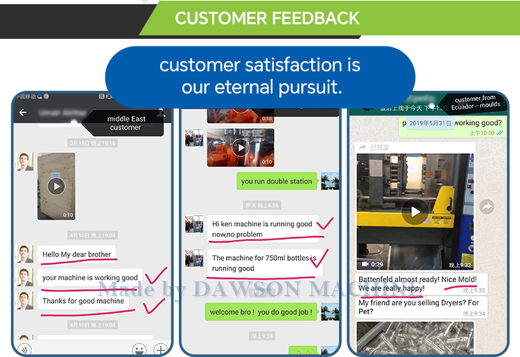 2369g Injection Weight PET Preform Injection Molding Machine with Screw L/D Ratio 21 for High Productivity