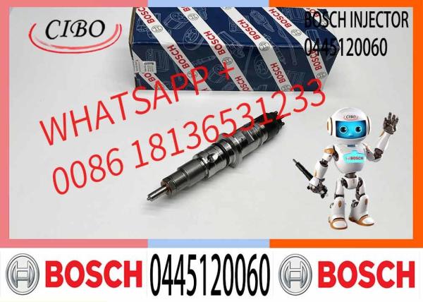 Diesel Injector Nozzles 0445120060 Diesel Common Rail Fuel Injector for Cummins Engine 5263321