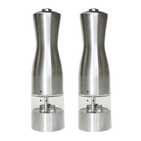 Electric Stainless Steel Salt and Pepper Grinder for Kitchen Spice Grinding Mills Type