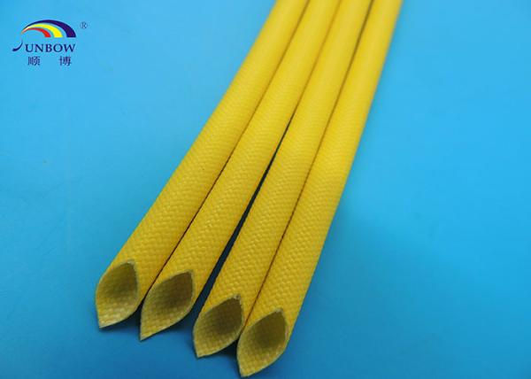 1.2KV  Silicone Rubber Coated Fiberglass Braided Sleeving Multi Color for Customized