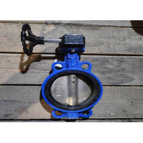 10k Wafer Butterfly Valve Size 125mm Pressure Gear