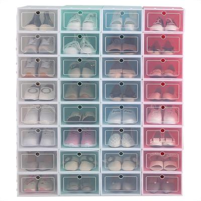 Multiscene Use Household Shoe Box Drop Front Foldable 33*24*13.5cm Save Space