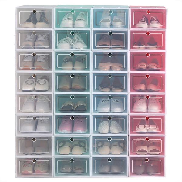 Multiscene Use Household Shoe Box Drop Front Foldable 33*24*13.5cm Save Space