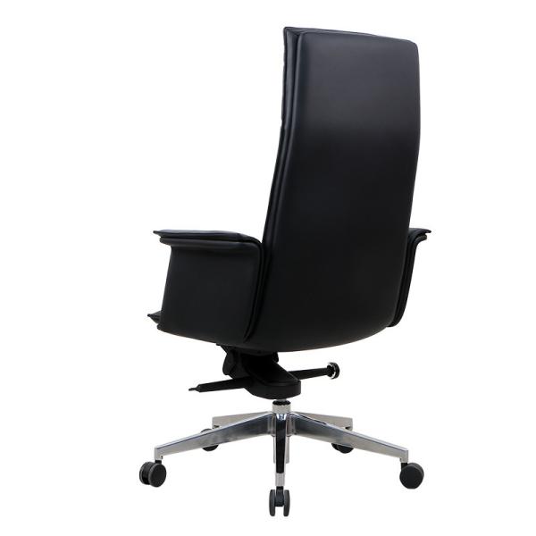 PU Memory Foam Ergonomic Office Chair Foam Black Leather Swivel Chair High Density