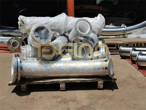 Ceramic Sleeve Lined Pipe Wear Resistant Ceramic Pipe For Lithium Battery