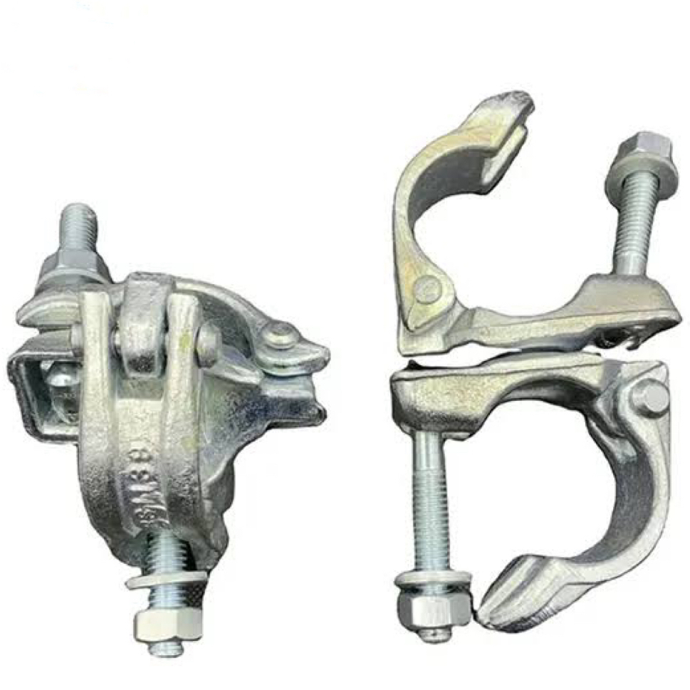EN74 BS1139 Steel galvanized forged pressed cast iron type swivel coupler clamp 