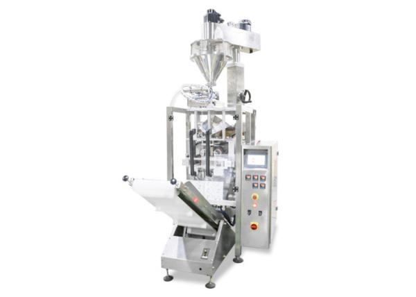 Coffee Powder Vertical Form Fill Seal Machine Auger Filler Double Belt Film