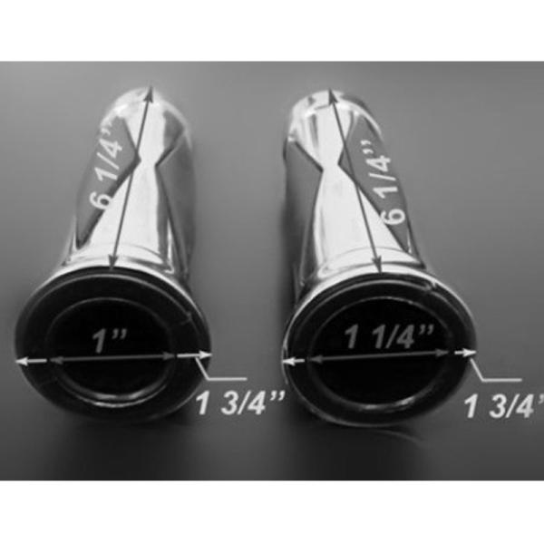 Skull Style Motorcycle Modification Parts Chormed Harley Davsion 25mm Handgrips